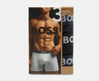 Hugo Boss Men's Bold Cotton Stretch Boxer Briefs 3-Pack - Black/Navy/Patterned