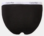 Calvin Klein Women's Carousel Bikini Briefs 3-Pack - Black/Grey Heather/Rotating CK Mini Black