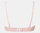 Calvin Klein Women's Monochrome Lightly Lined Triangle Bralette - Nymph's Thigh