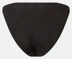 Calvin Klein Women's Monochrome String Bikini Briefs 3-Pack - Black/Grey Heather/Nymph's Thigh