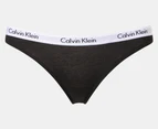 Calvin Klein Women's Carousel Bikini Briefs 3-Pack - Black/Lavender/White