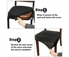 Chair Covers 6Pcs Universal Washable Dining Chair Stool Seat Covers Slipcovers