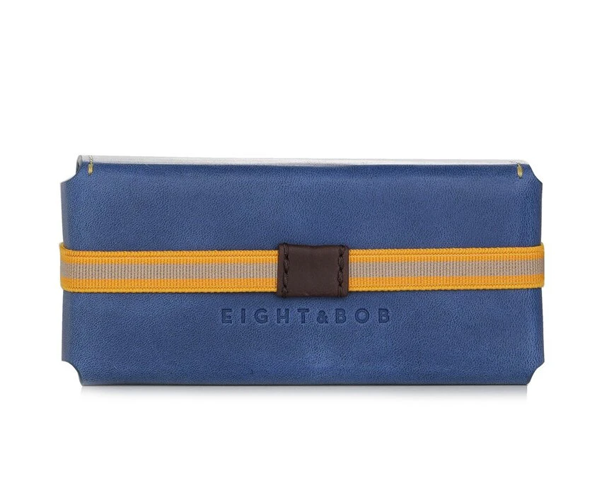 Eight & Bob Fragrance Leather Case  # Navy Blue 1pc