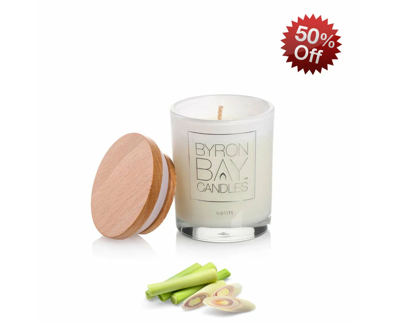 Byron Bay Candles | Scented Pure Soy Candle - 18 Hour - Uplift