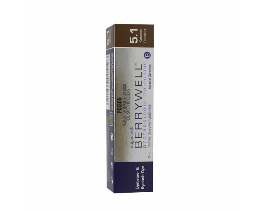 Berrywell Eyebrow And Eyelash Tint #5.1 Chestnut 15ml