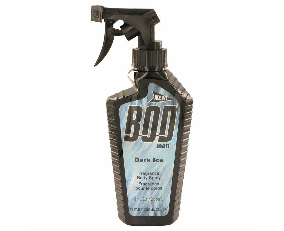 Bod Man Dark Ice by Parfums De Coeur Body Spray 8 oz for Men