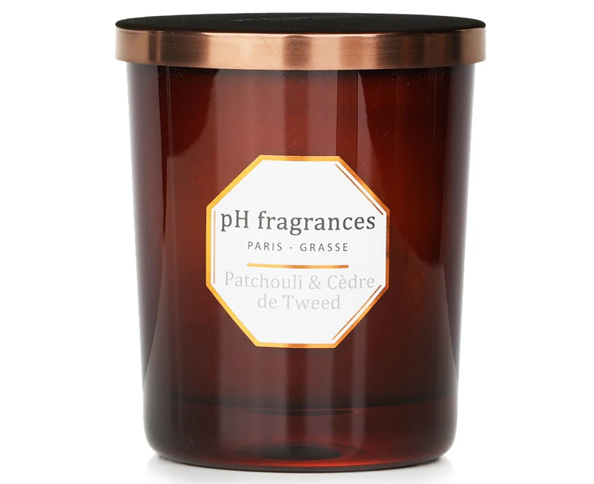 pH fragrances Scented Candle  Patchouli & Cedre De Tweed 180g/6.3oz