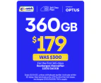 Catch Connect 365 Day Mobile Plan - 360GB