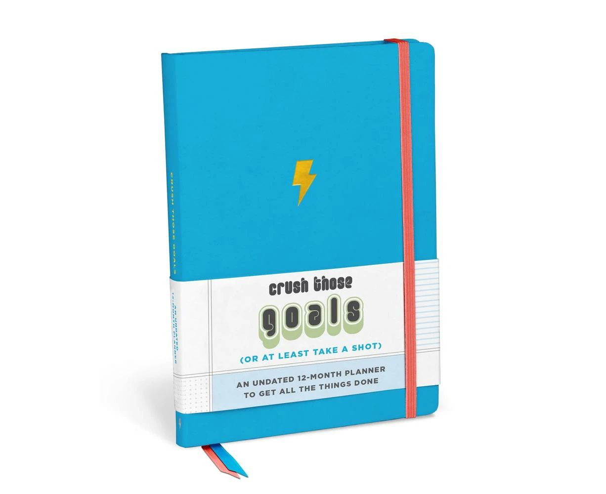 Knock Knock Crush Those Goals Undated Planner & Weekly Agenda Notebook