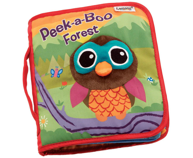 Lamaze Peek-a-Boo Forest Colourful Activity Baby Book Mirror/Texture/Pattern 0+