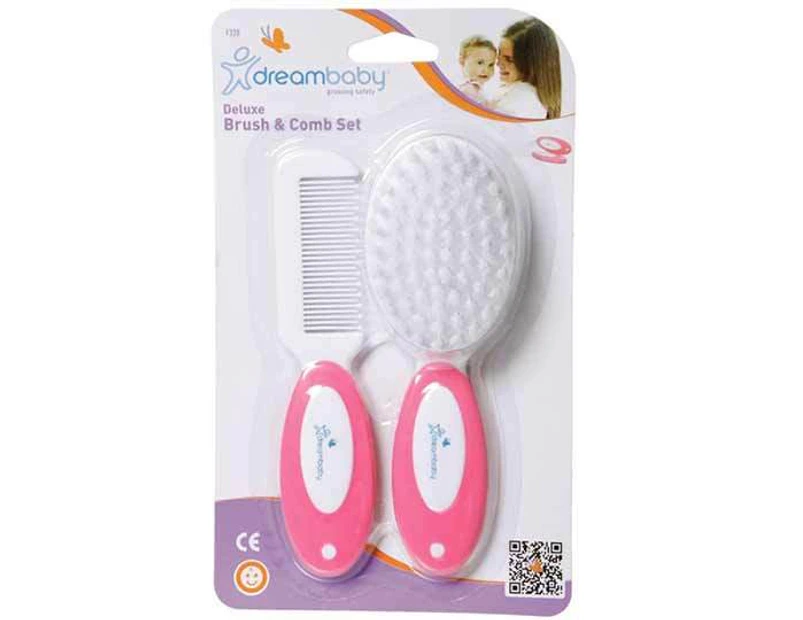 Dream Baby Brush & Comb Set - Pink