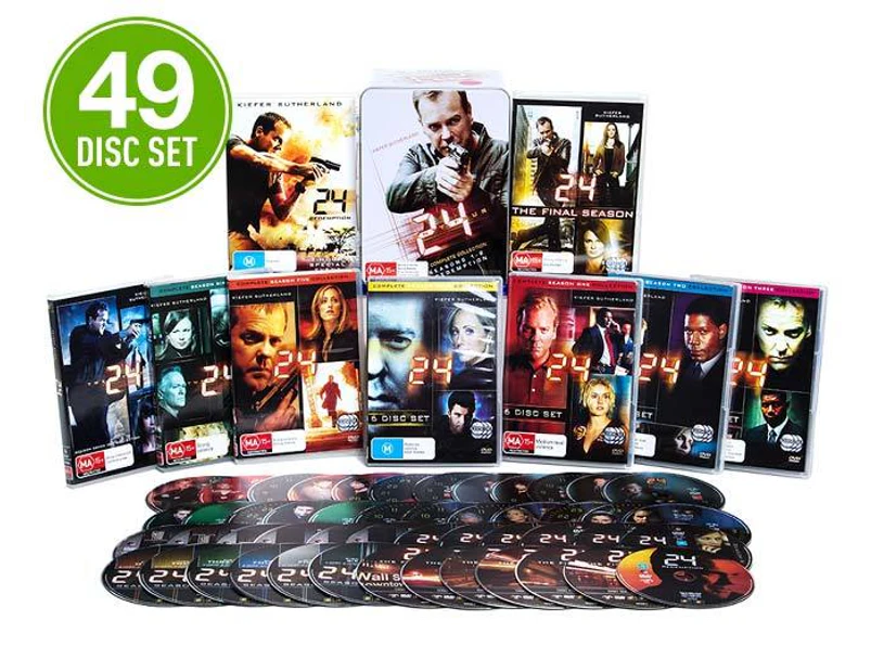 24 The Complete DVD 49-Disc Box Set (MA15+)