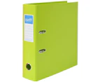Bantex A4 70mm Lever Arch File 10-Pack - Lime