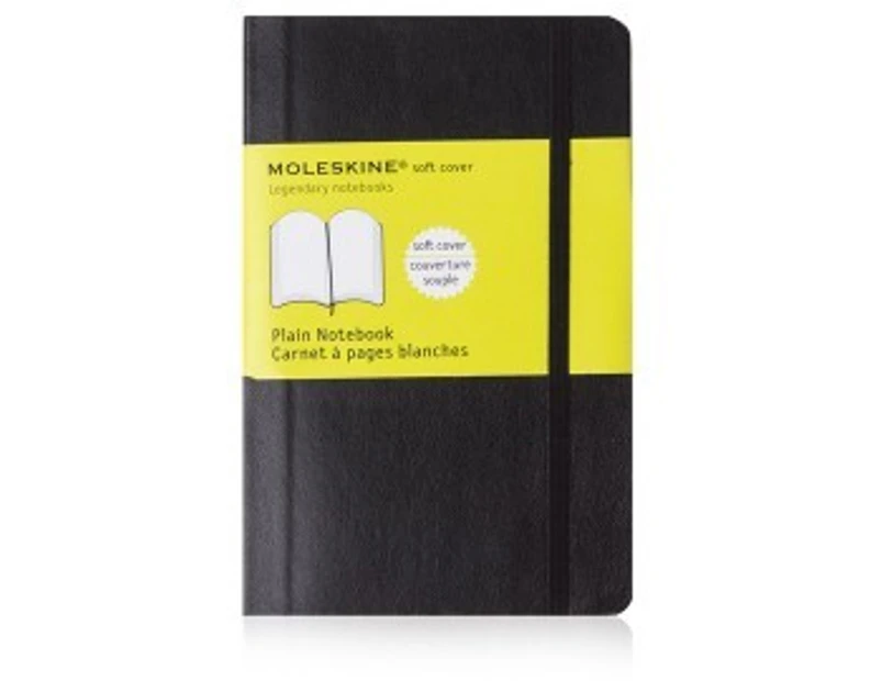 Moleskine Pocket Plain Soft Notebook - Blk