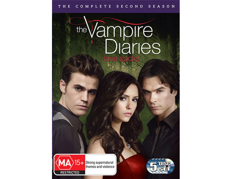 The Vampire Diaries S.2 DVD 5-Disc Set (MA15+)