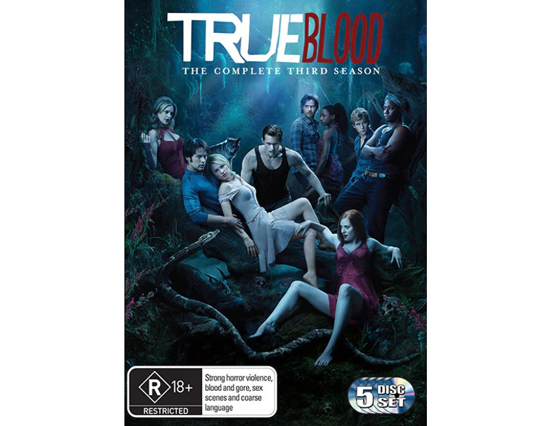 True Blood Season 3 DVD 5-Disc Set (R18+)