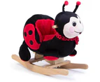Plush Ladybug Rocking Chair with Sound