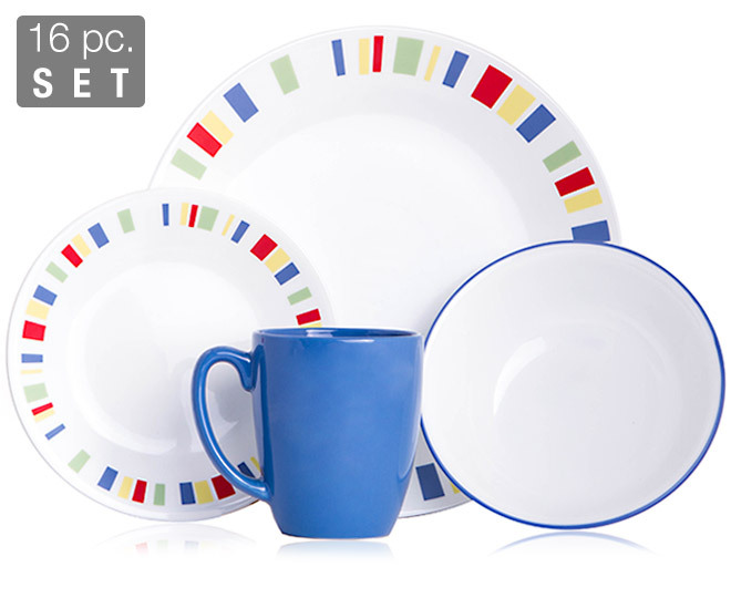 Corelle memphis shop set