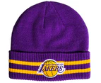 Mitchell & Ness Los Angeles Lakers Beanie - Purple