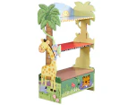 Kids 3-Shelf Sunny Safari Bookcase - Green