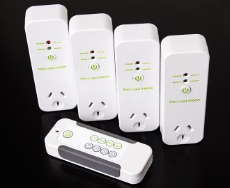 4 pack of Remote Controlled Sockets - ENER002-4, Energy Saving Products