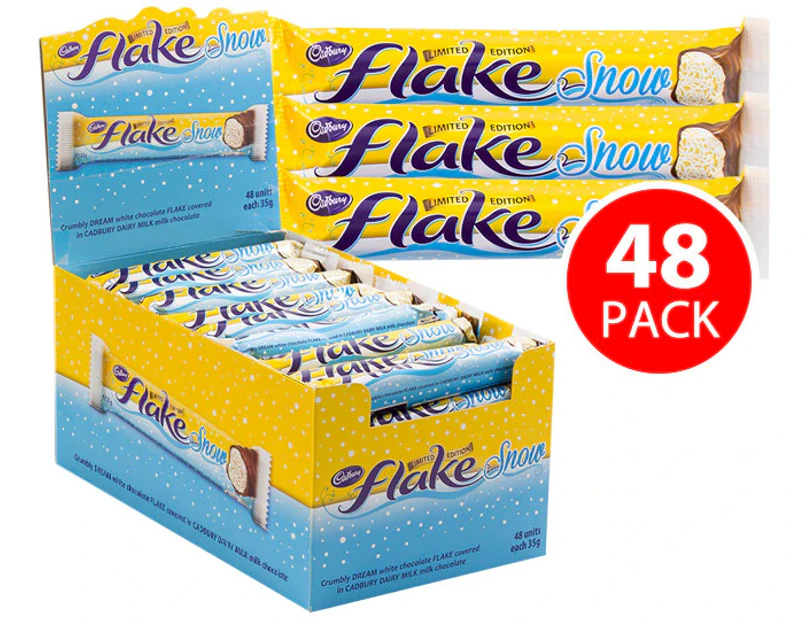 48x Cadbury Snowflake 35g