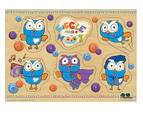 Giggle & Hoot 6-Piece Pin Puzzle