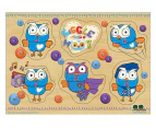 Giggle & Hoot 6-Piece Pin Puzzle