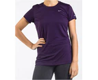Nike Women's Miler S/S Running Shirt - Purple
