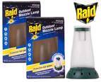 2 x Raid Protector Outdoor Mozzie Lamps