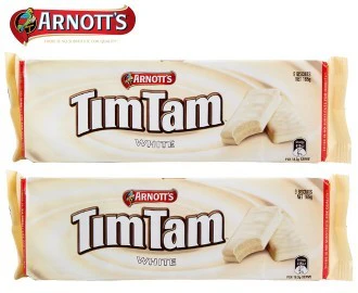 2 x Arnott's Tim Tam White Choc 165g