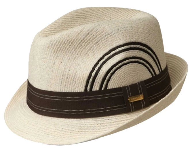 Kangol Ashton Braid Player Trilby - Natural Cream