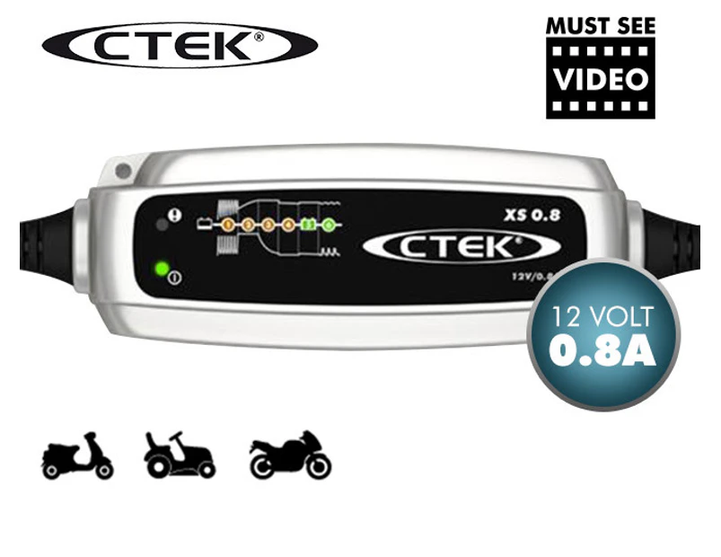 CTEK XS 0.8 Vehicle Battery Charger