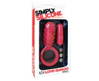 Icon Brands Simply Silicone Love Button Ring