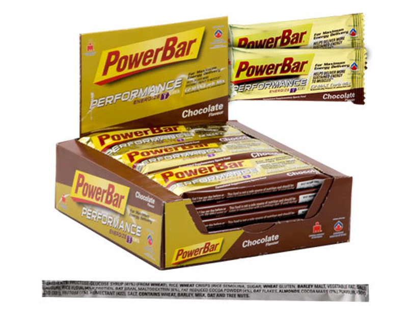 Preview image 12x PowerBar Performance Bars Chocolate 60g