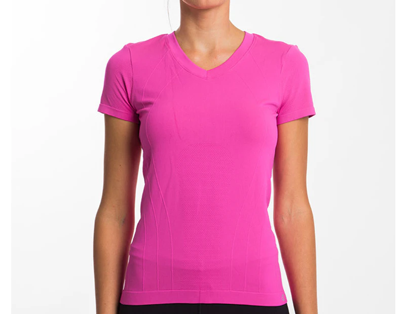 Preview image Champion Women's XM Short Sleeve Seamless Tee - Pink