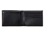 Calvin Klein Glossy Billfold Wallet & Key Fob - Black