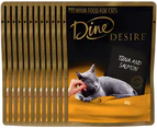 12x Dine Desire Tuna & Salmon For Cats 85g