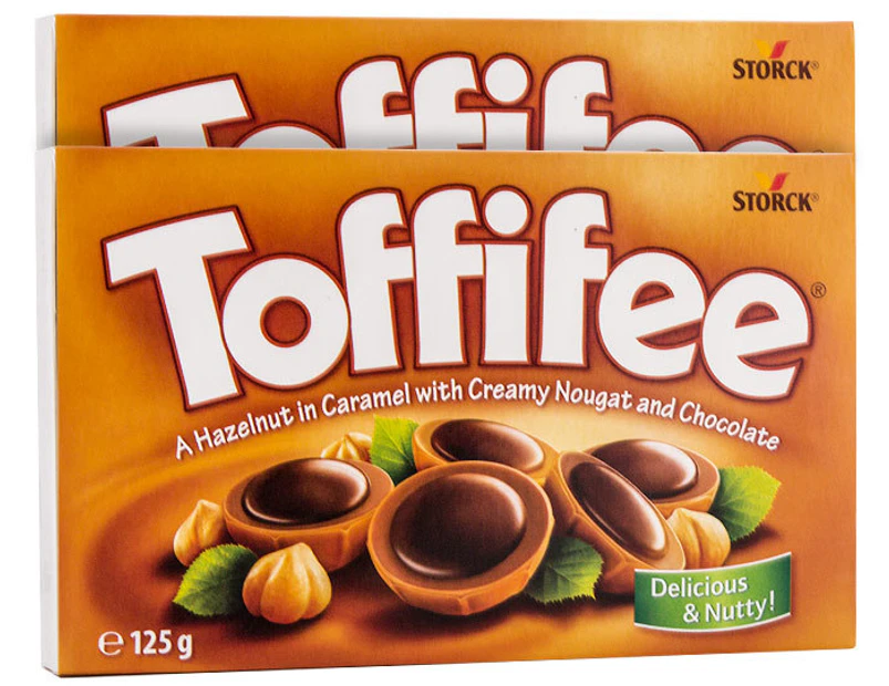 2 x Toffifee Hazelnut Toffee Chocolates 125g
