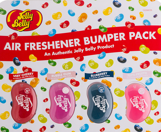 Jelly Belly Air Freshener Bumper Pack 4pk