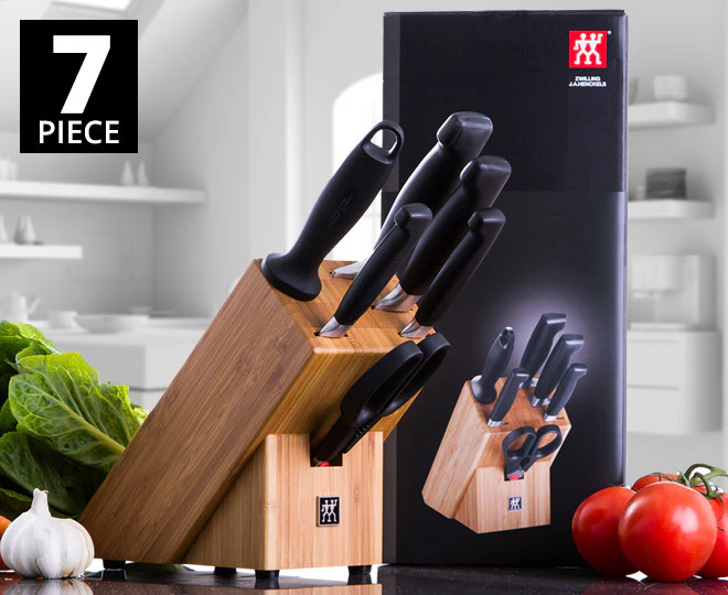 5pc Swilling Kitchen Cooking Knives and Knife Block Cooking Equipment Set Tools