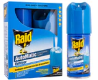 Raid AutoMatic Insect Control System Outdoor Dispenser & Refill Can 185g