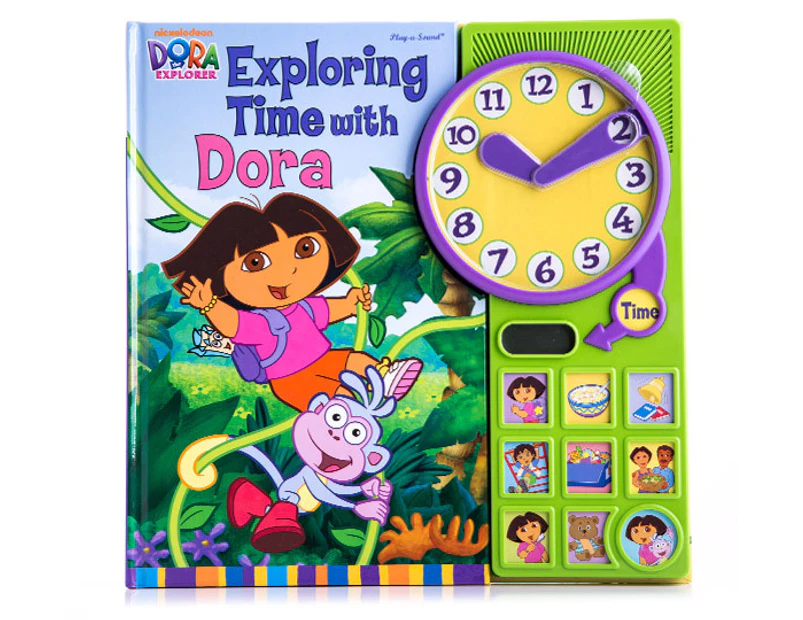 Dora the Explorer Exploring Time With Dora Hardcover Book