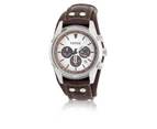 Fossil Men's 45mm Chronograph Watch - Leather Brown