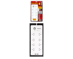 HuntKey 8-Outlet Surge Protected Powerboard