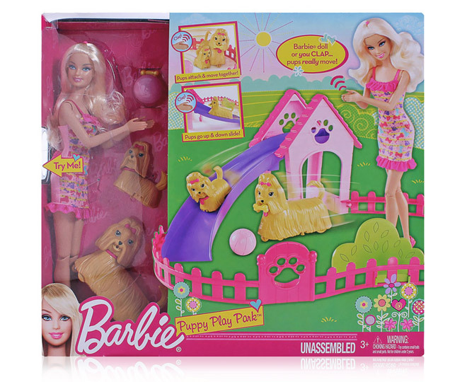 barbie puppy play park