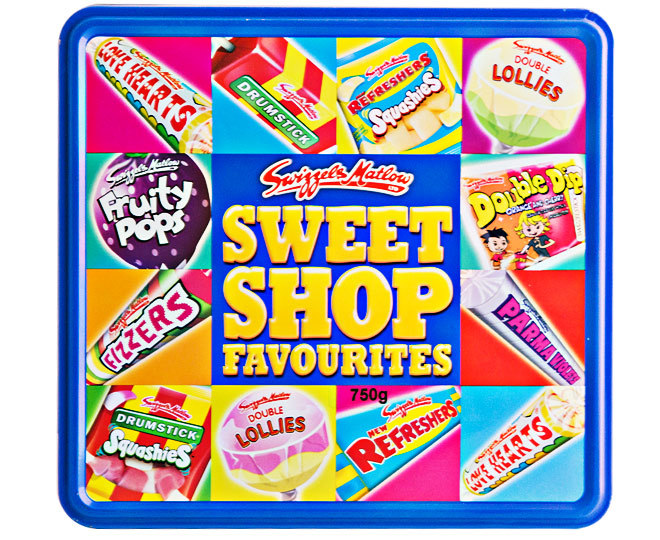 Swizzels Matlow Sweet Shop Favourites Tin 750g Au 0540