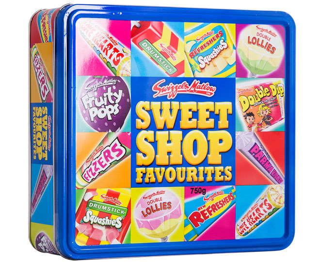 Swizzels Matlow Sweet Shop Favourites Tin 750g Au 9826