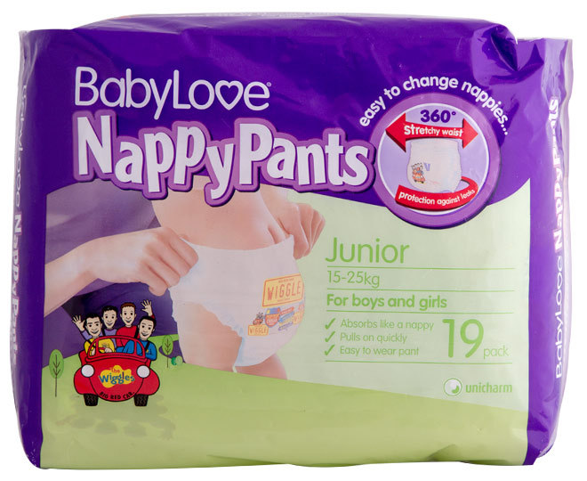 2 x BabyLove Size 6 15-25kg Premium Nappy Pants 42pk