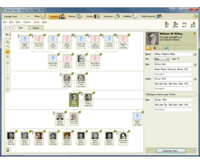 Family Tree Builder 8.0.0.8642 free download